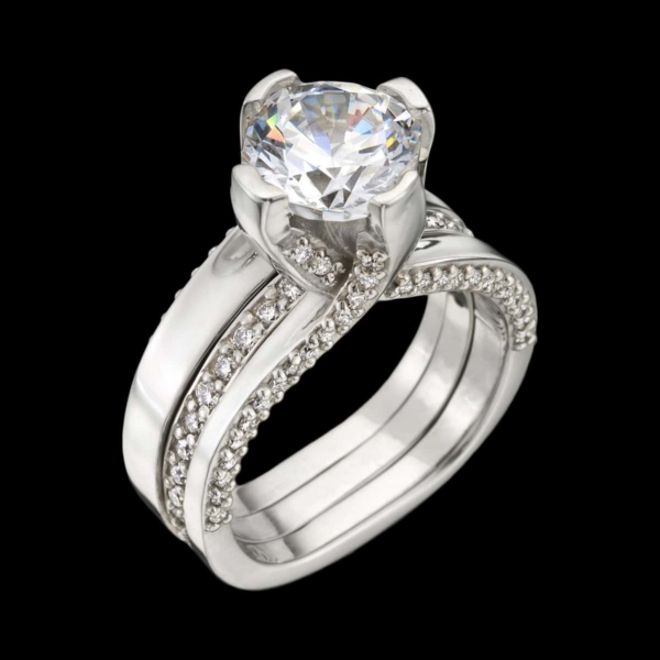 Unique Engagement Ring | Fiore Diamond Ring by Adam Neeley