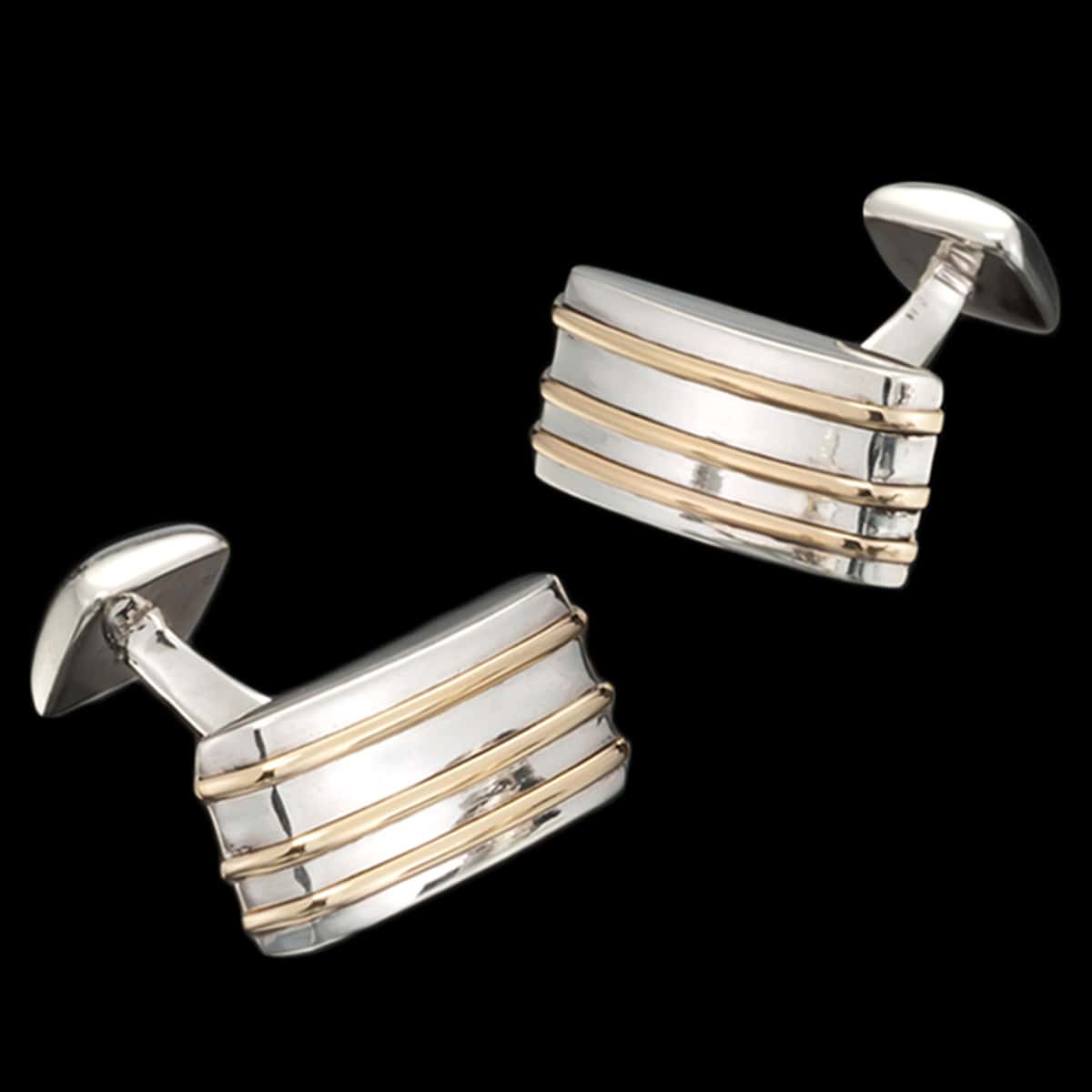Vibe Cufflinks with Gold