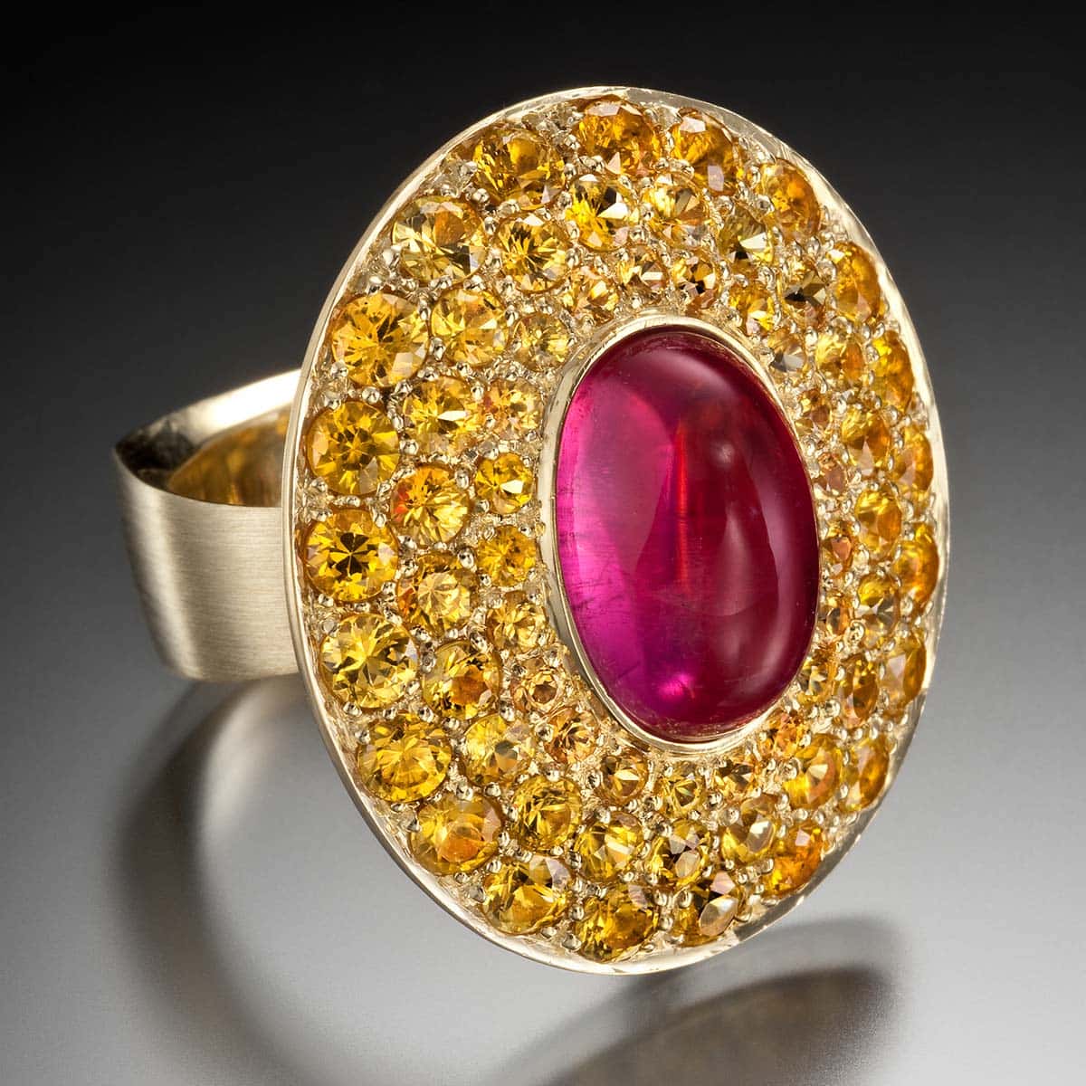Delicious Rubellite Tourmaline Ring delicious tourmaline ring