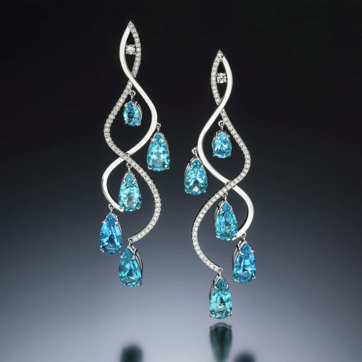 Stilla Earrings Apatite stilla apatite earrings