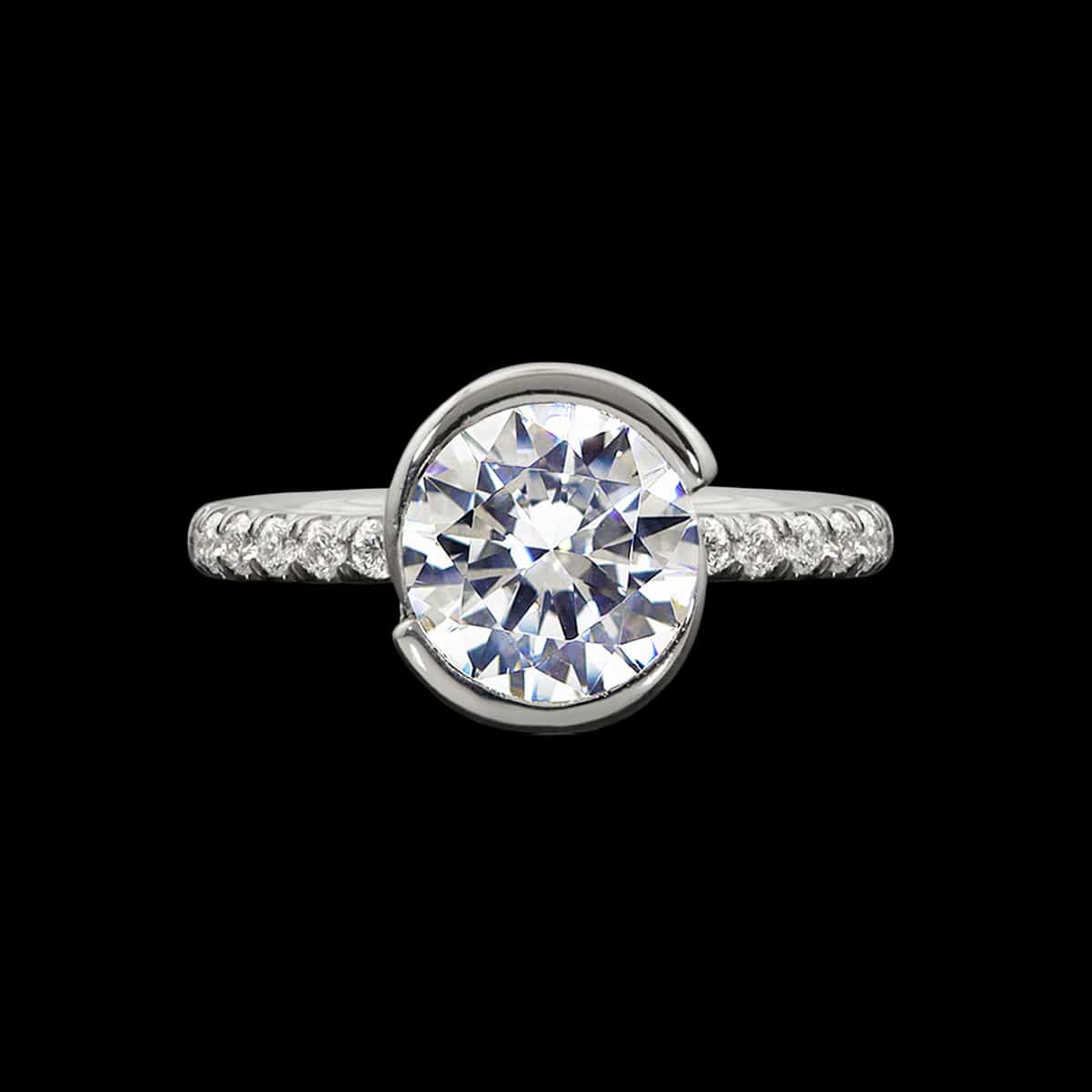 unite diamond ring top modern engagement ring