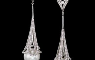 South Sea Pearl Earrings pearls in lace earrings