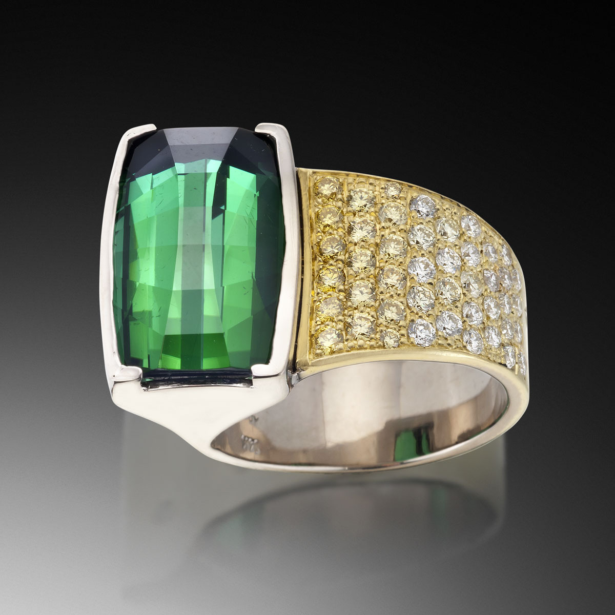 Verde Green Tourmaline Ring