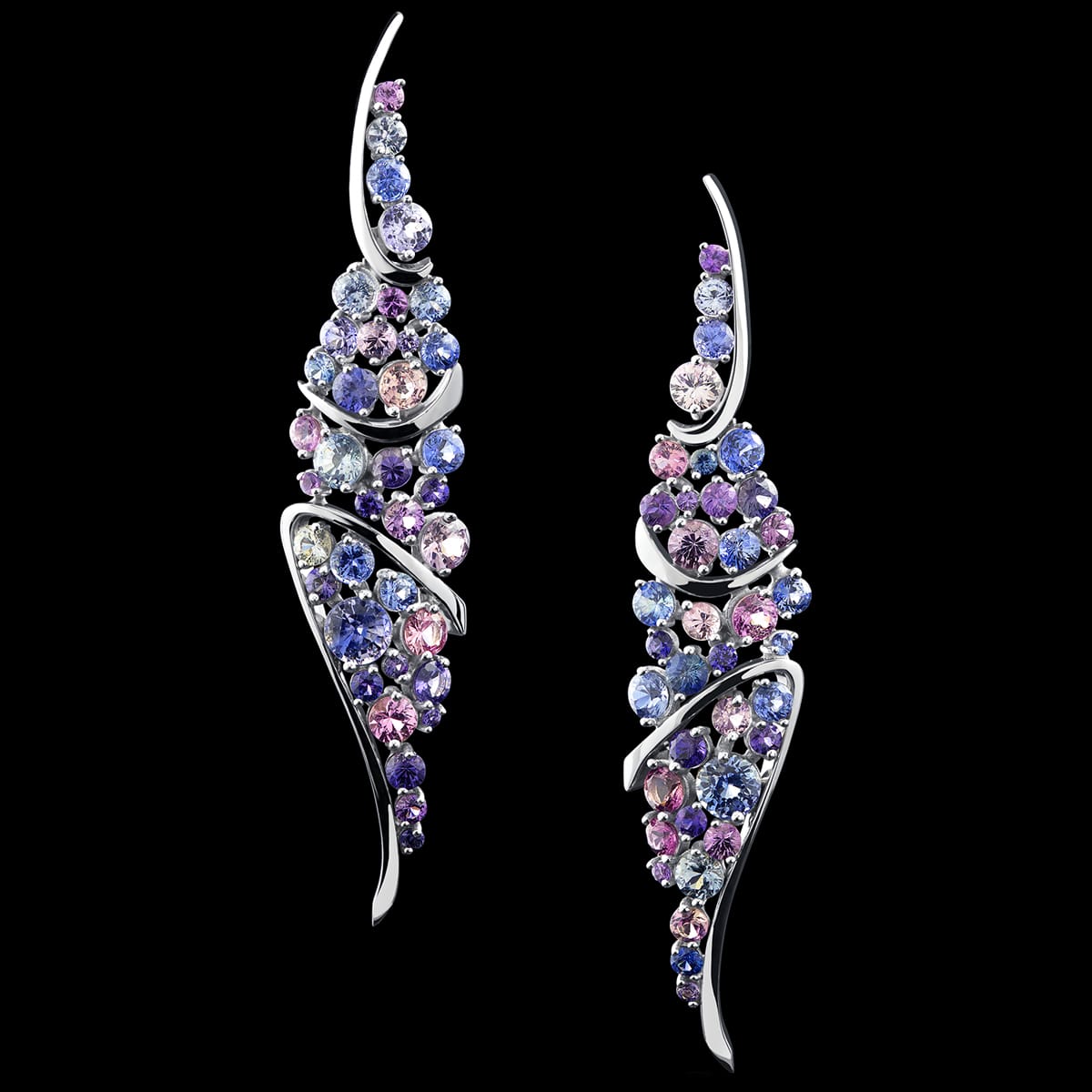 Pavoni-Lilac-Earrings1 Pavoni Lilac Sapphire Earrings