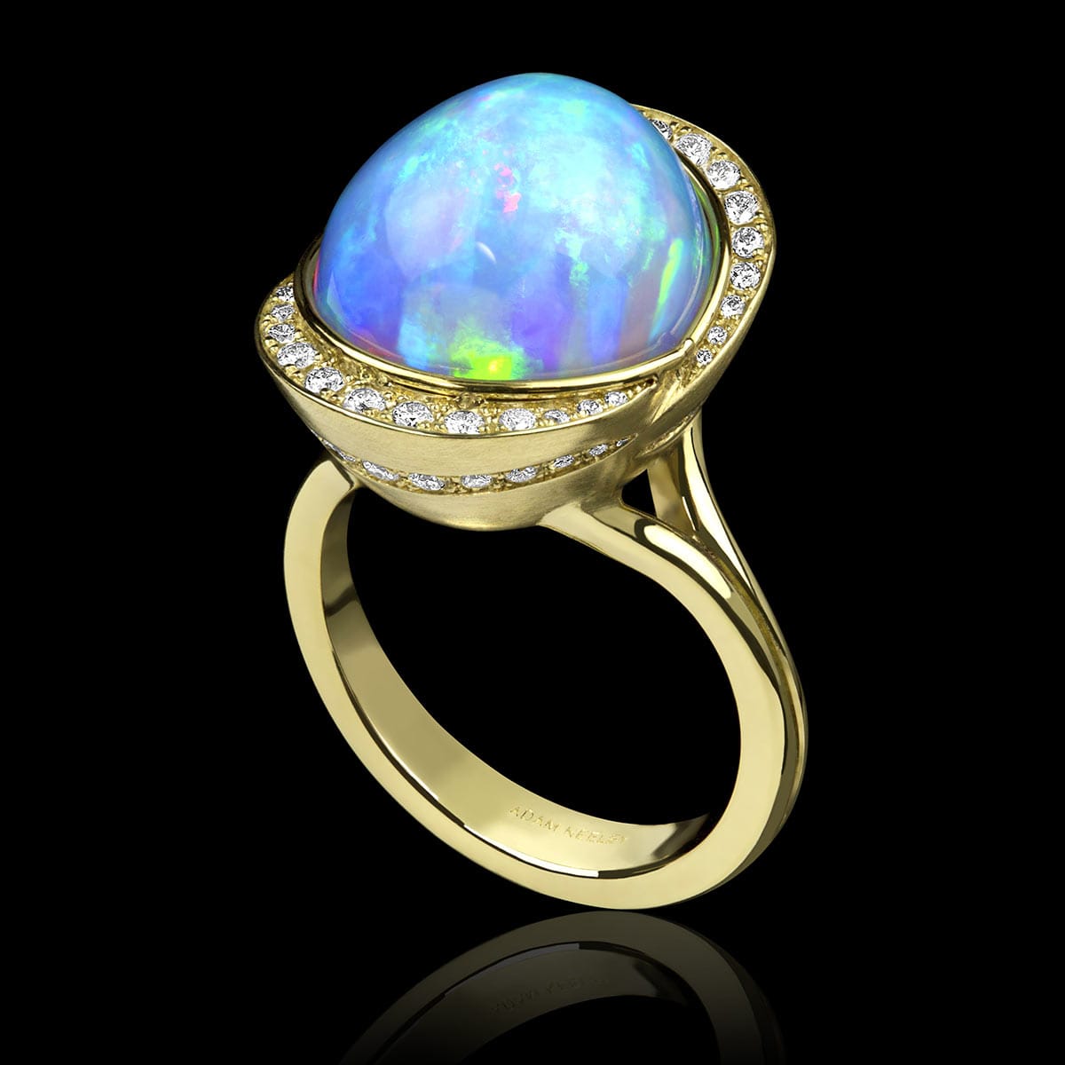 Tulip Opal Ring ethiopian opal