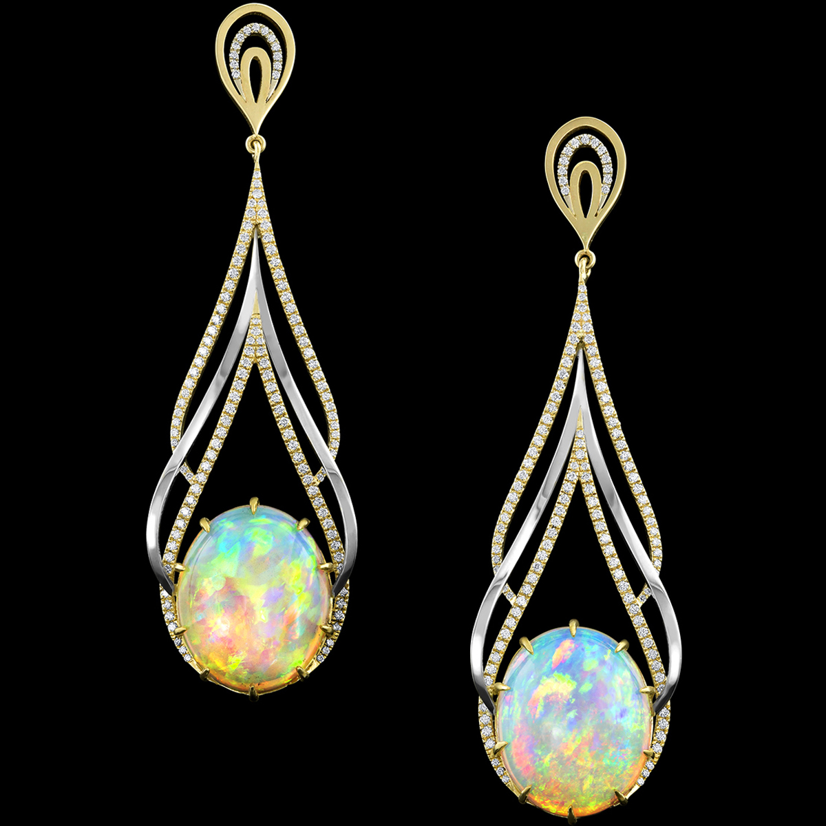 Ocellius Earrings Ethiopian Opal