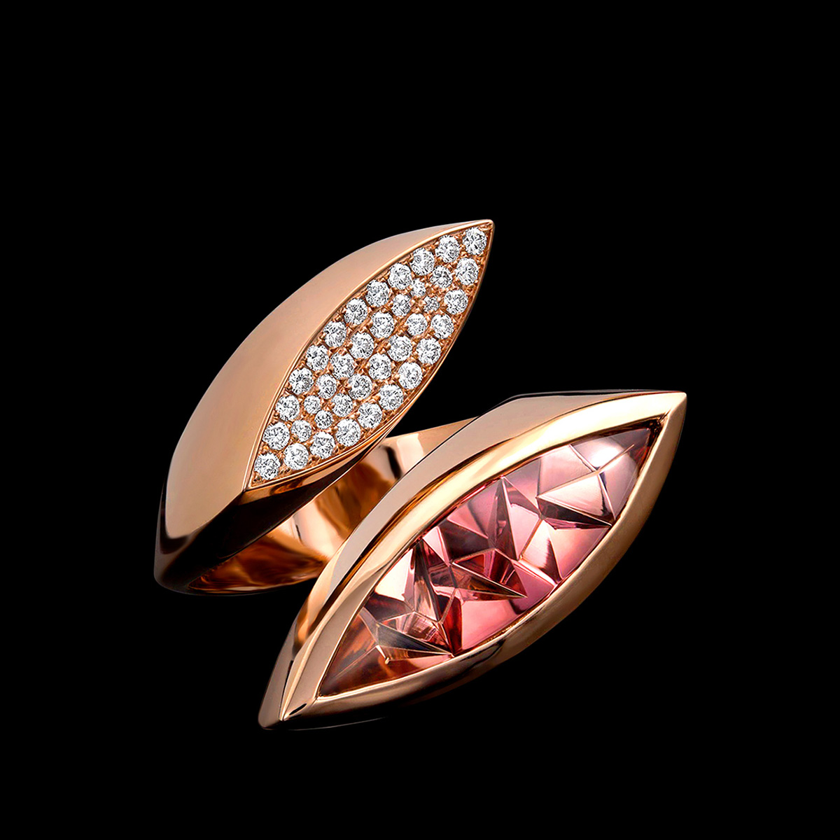 Munsteiner Gemstone Jewelry Diago Ring