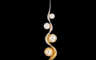 Pearl & SpectraGold™ Pendant | South Sea Glow