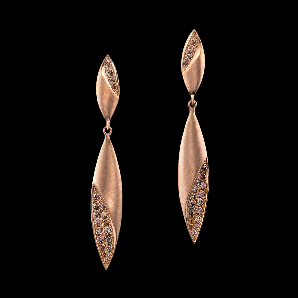 Diamond AlbaGold™ Earrings | DUNE