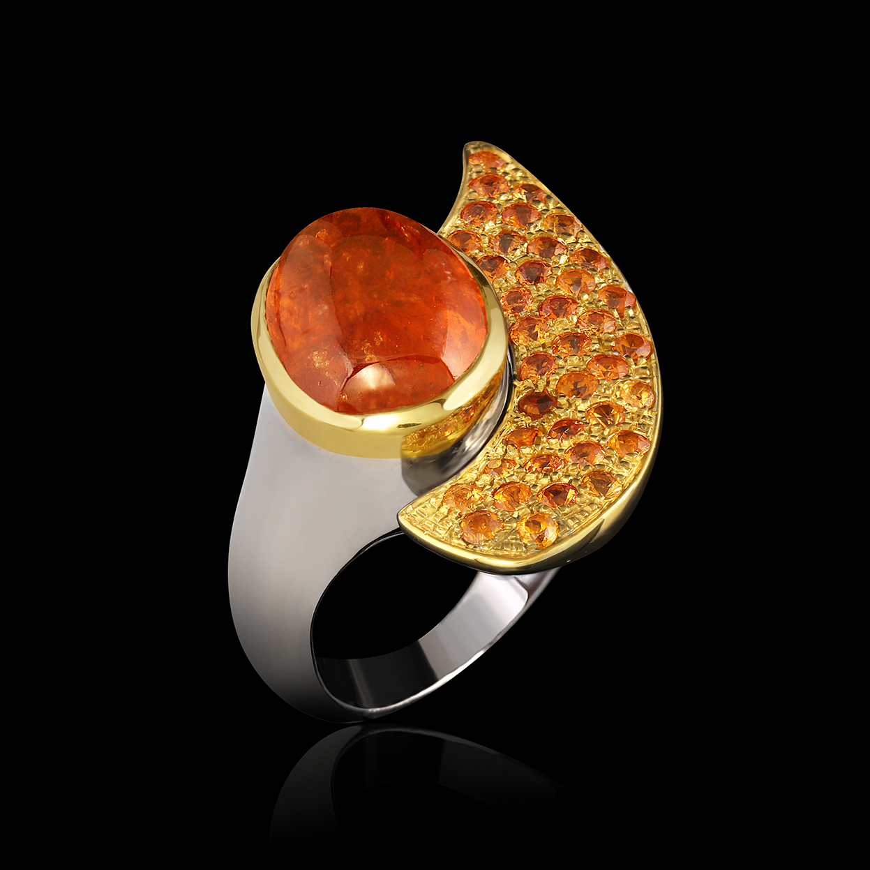 Spessartite Garnet Ring | Honey