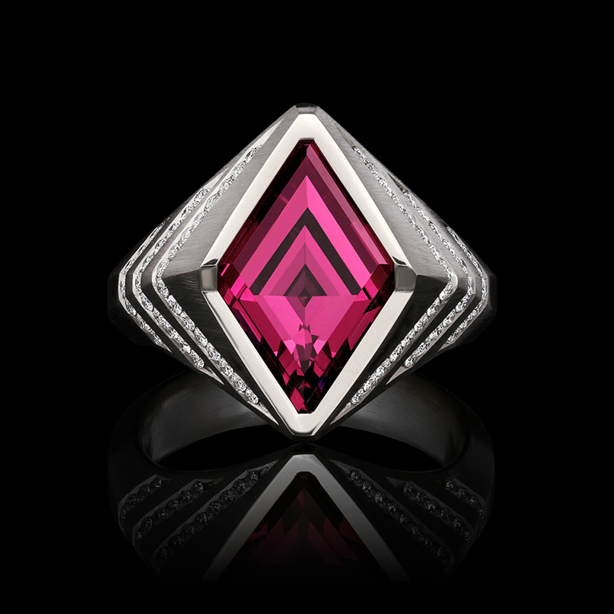 Rhodolite Garnet Ring | Astra