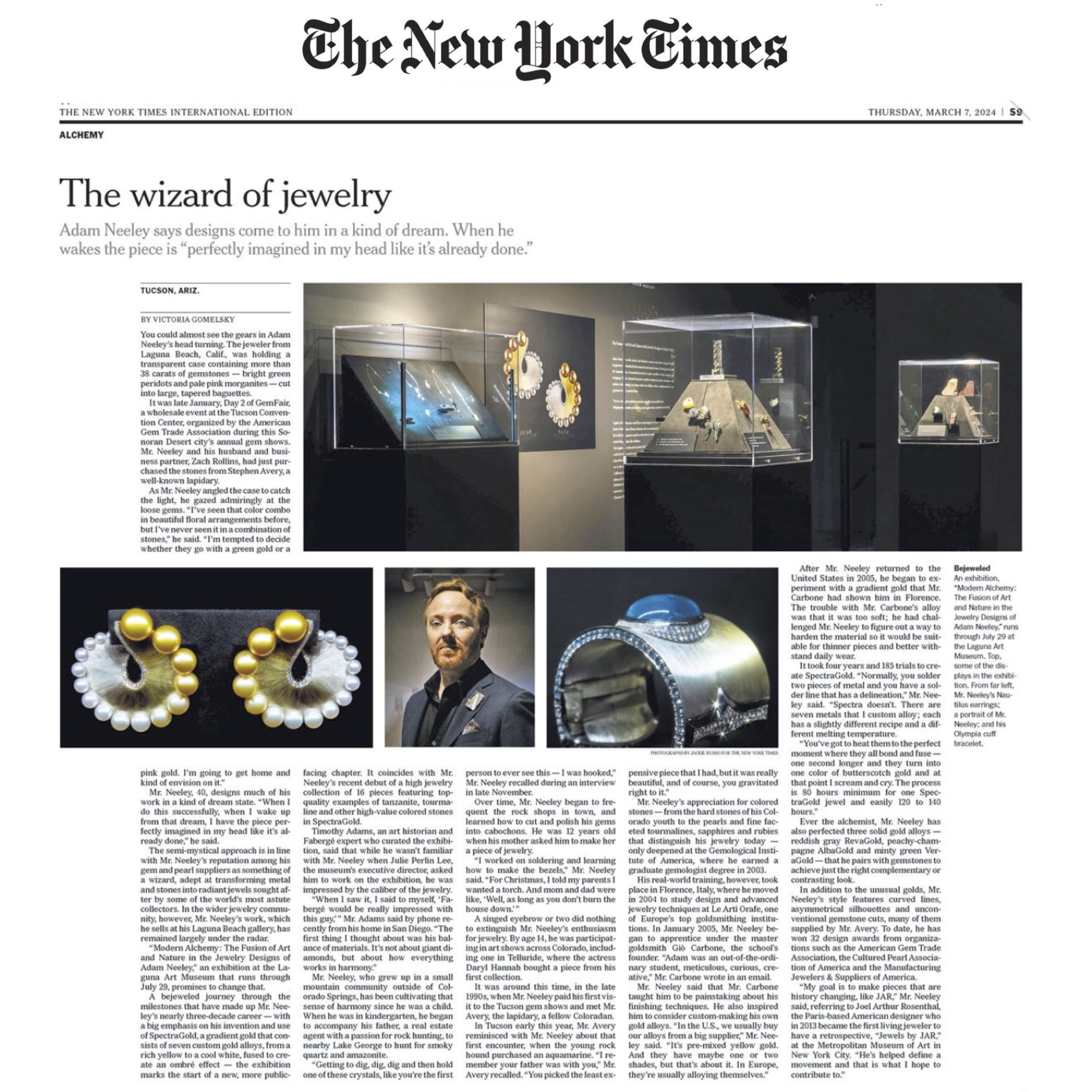 New York Times - The Wizard of Jewelry