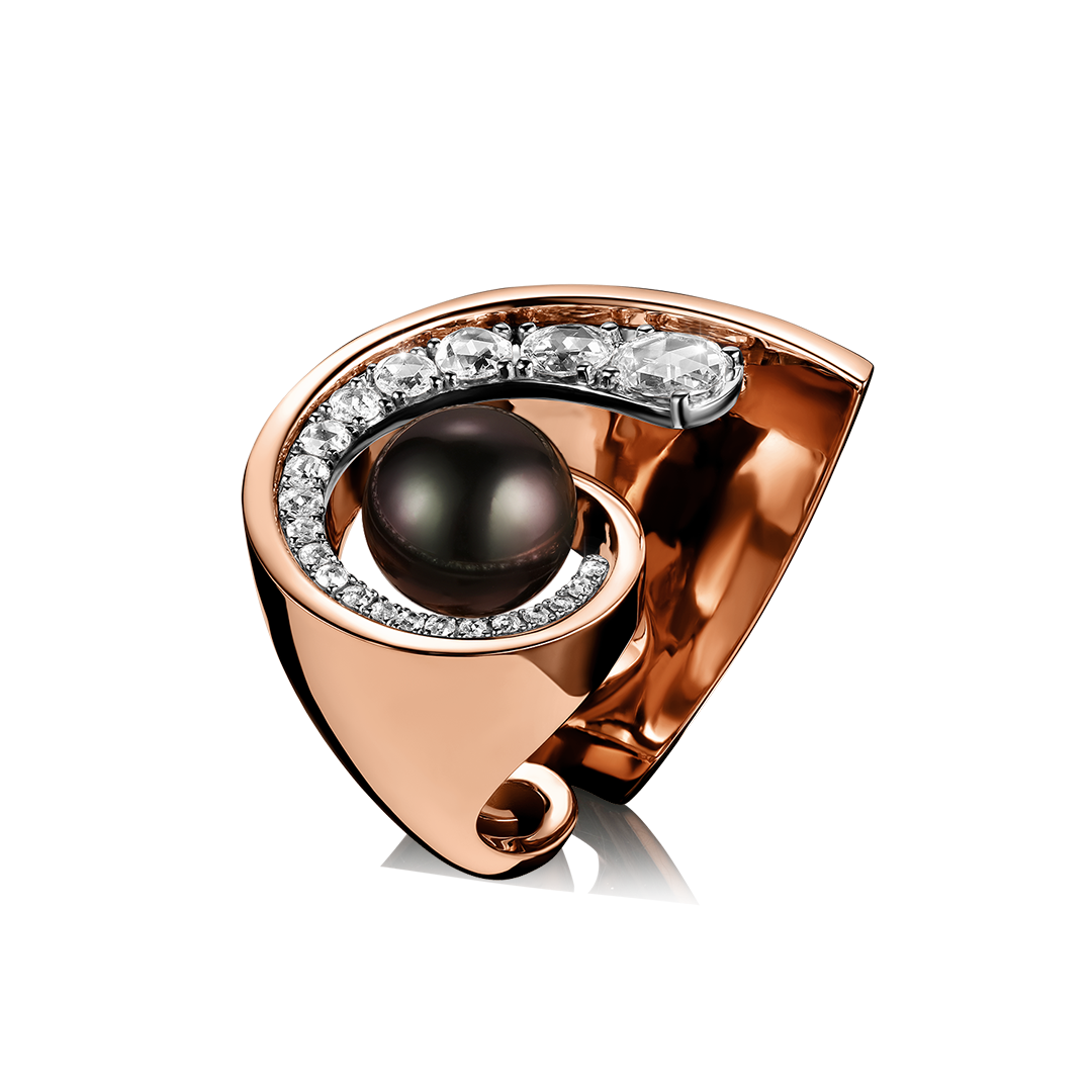 Fibonacci Pearl Ring