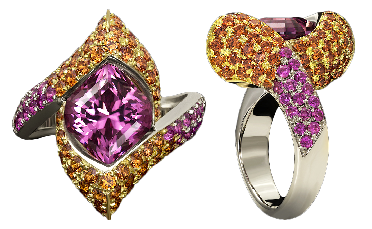 Forze Tourmaline & Garnet Necklace