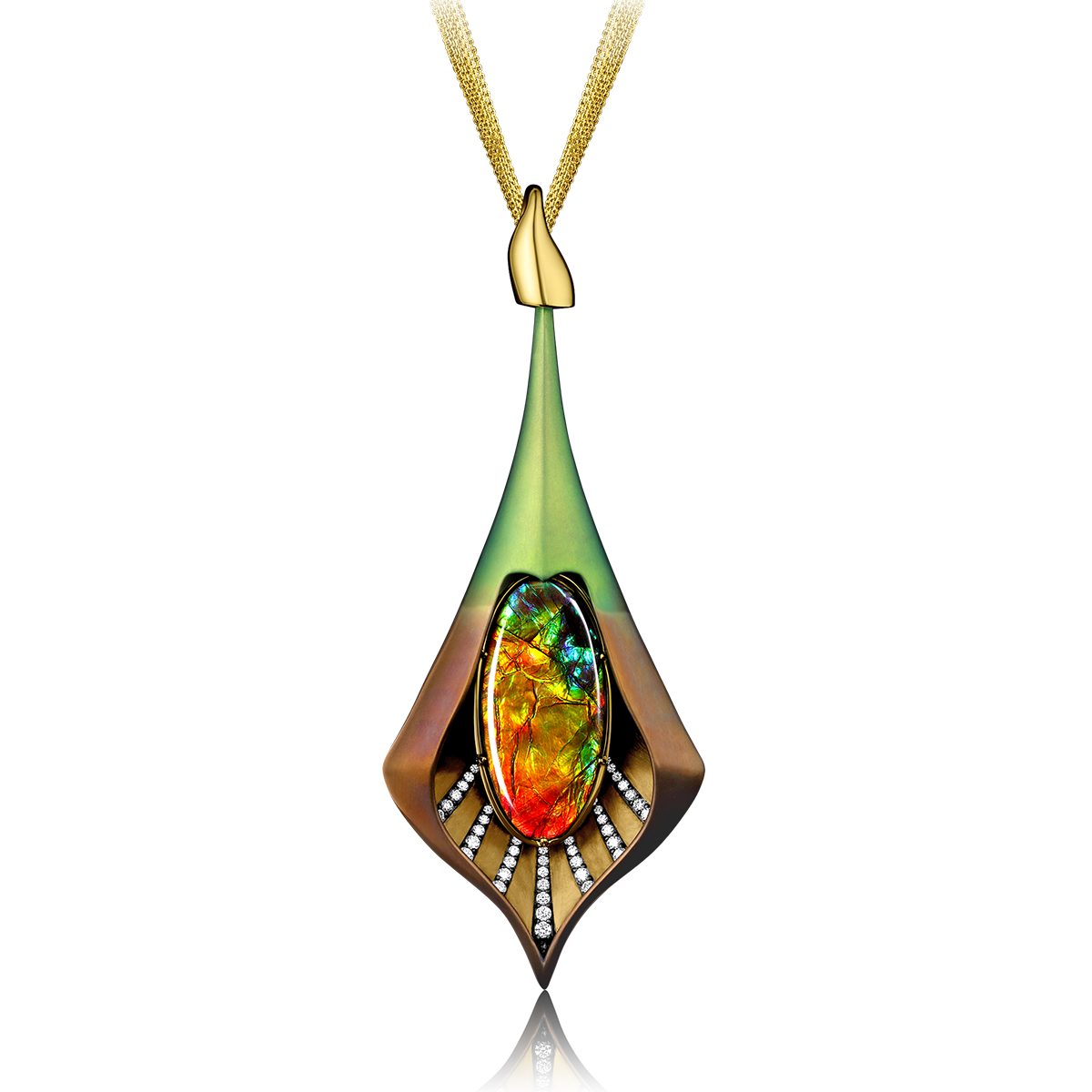 Aurum Ammolite Necklace