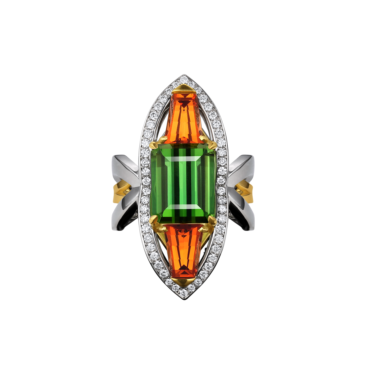 California Dream'n Tourmaline & Garnet Ring