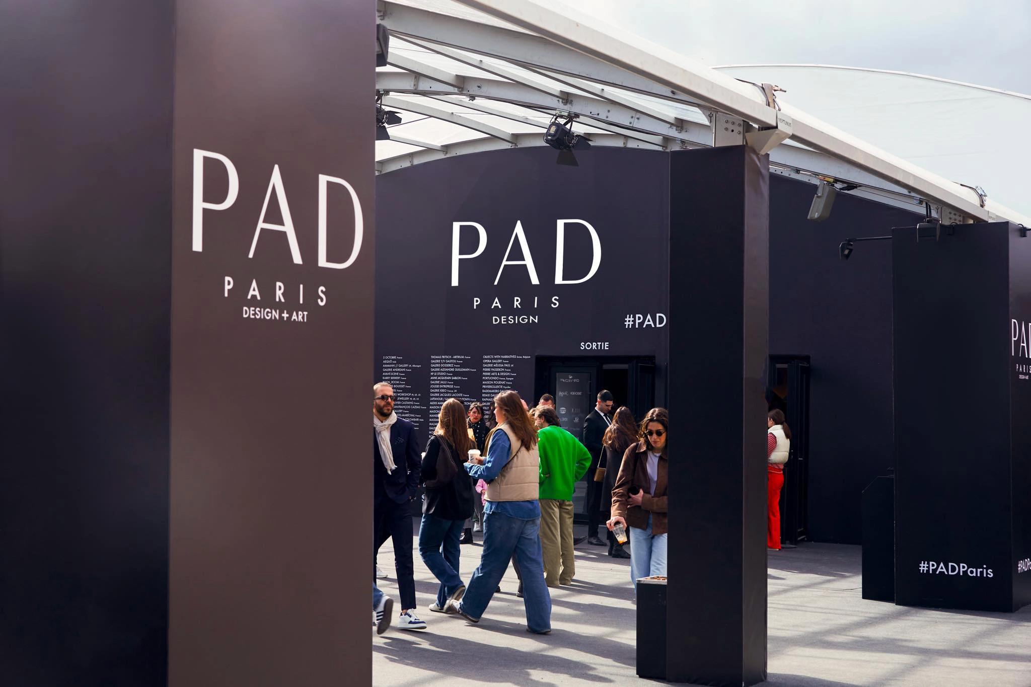 Dalí’s Garden by Adam Neeley Jewelry at PAD Paris Design in Jardin des Tuileries