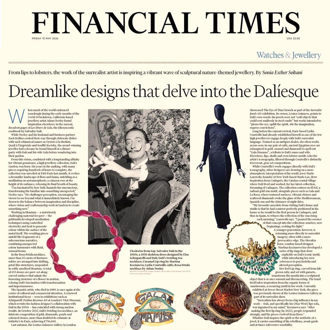 Financial Times_May 15th, 2026 Financial Times Dalíesque Jewelry