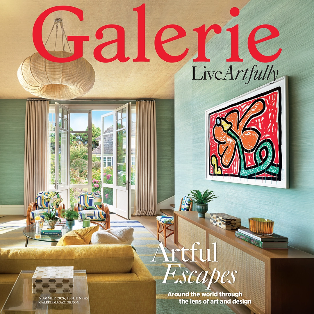 Galerie Magazine Summer 2026 cover featuring fine jewelry designer Adam Neeley and his Dalí inspired jewelry collection.